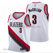 NBA Basketball Trøje Børn Portland Trail Blazers 2018 C.J. McCollum 3# Association Edition..